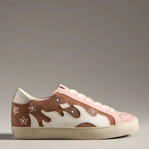 BIBI LOU GAMIN x Anthropologie Dopamine Sneakers In Terracotta (size 37) NWOB